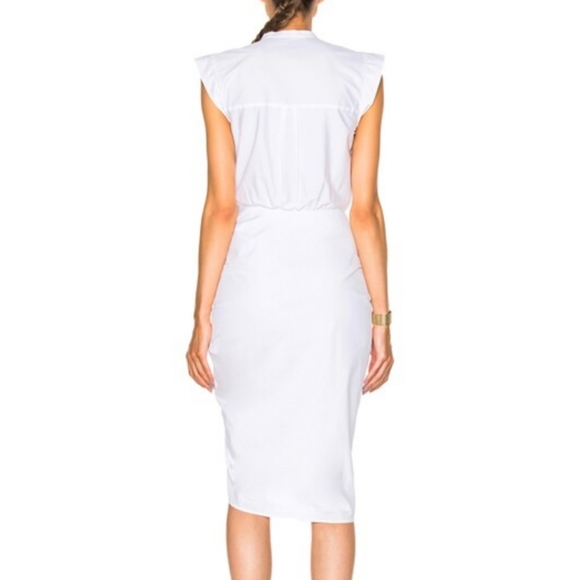 Veronica Beard Ruched Shirtdress - Picture 2 of 16